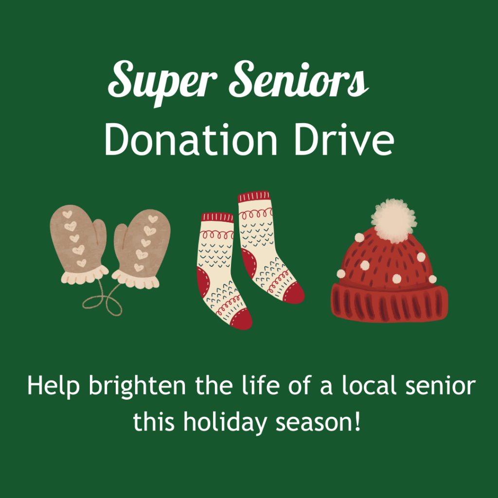 Super Seniors Donation Drive