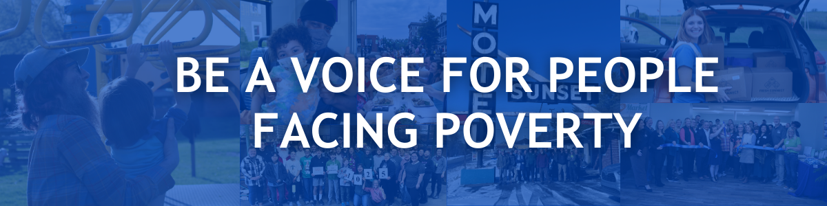 Ways to Give - Header (2) Be a voice for people facing poverty